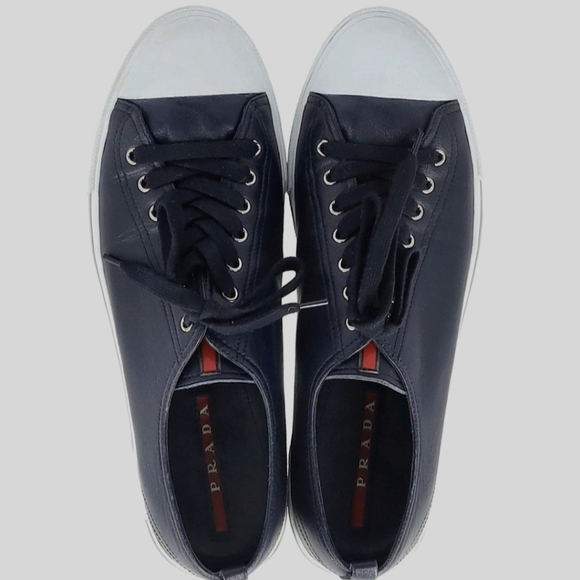 🌸PradaBlack‎ and White Men's Sneakers
